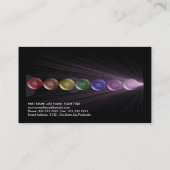 Carte de visite de Chakra de gorge bleue (Dos)