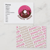 Carte de visite de Chambre de butées toriques (Devant / Derrière)