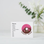 Carte de visite de Chambre de butées toriques (Debout devant)