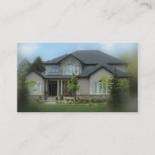 Carte de visite de Chambre de stuc d'immobiliers (Dos)