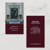 Carte de visite de Chambre d'immobiliers de (Devant / Derrière)