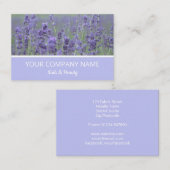 Carte de visite de champ Lavender (Devant / Derrière)