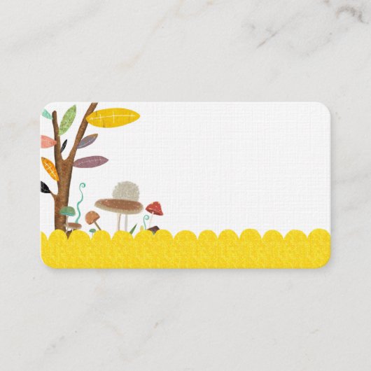 Carte de visite de champignons (Devant)