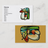 Carte de visite de champignons (Devant / Derrière)