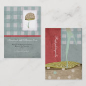 Carte de visite de champignons (Devant / Derrière)