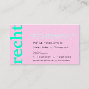 Carte de visite de chancellerie