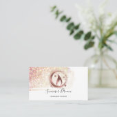 Carte de visite de chandelle de miel simple et mod (Debout devant)