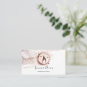 Carte de visite de chandelle de miel simple et mod (Debout devant)