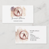 Carte de visite de chandelle de miel simple et mod (Devant / Derrière)