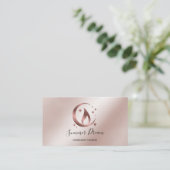 Carte de visite de chandelle de miel simple et mod (Debout devant)