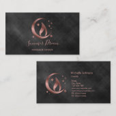 Carte de visite de chandelle de miel simple et mod (Devant / Derrière)