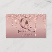 Carte de visite de chandelle de miel simple et mod (Devant)