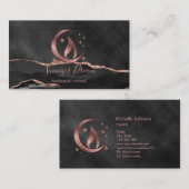 Carte de visite de chandelle de miel simple et mod (Devant / Derrière)