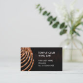 Carte de visite de charbon à encens (Debout devant)