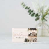 Carte de visite de chariot à café (Debout devant)