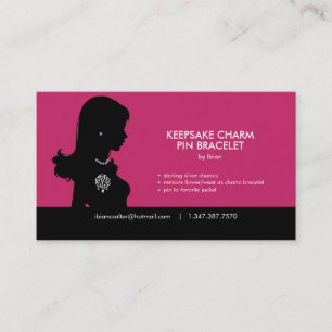 Carte de visite de charme Bracelet