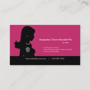 Carte de visite de charme Bracelet