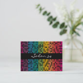 Carte de visite de charme d'arc-en-ciel (Debout devant)