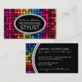 Carte de visite de charme d'arc-en-ciel (Devant / Derrière)