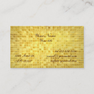 Carte de visite de charme de parties scintillantes