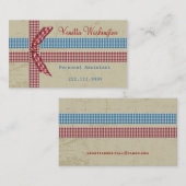 Carte de visite de charme de pays (Devant / Derrière)