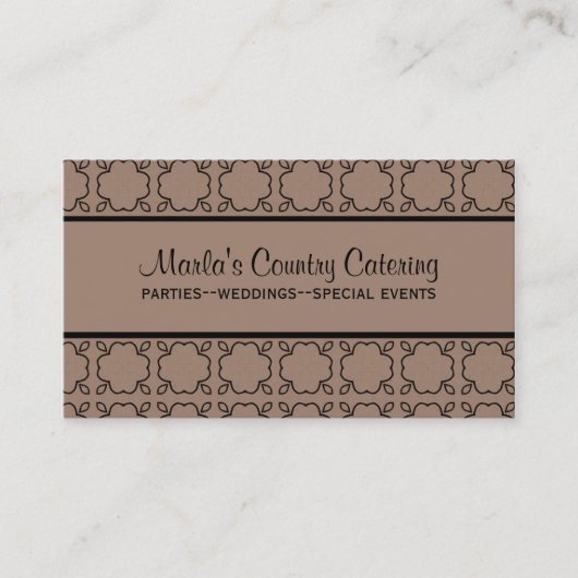 Carte de visite de charme de pays, Latte (Devant)