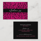 Carte de visite de charme de roses indien (Devant / Derrière)