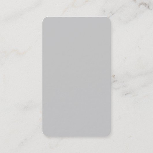 Carte de visite de charme gris blanc (Dos)