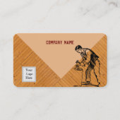 Carte de visite de charpentier (Devant)