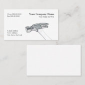 Carte de visite de charpentier (Devant / Derrière)