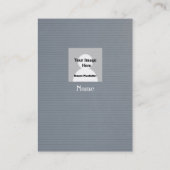 Carte de visite de charpentier (Dos)