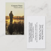 Carte de visite de chasse de canard (Devant / Derrière)