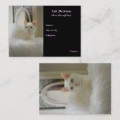 Carte de visite de chat (Devant / Derrière)