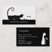 Carte de visite de chat (Devant / Derrière)