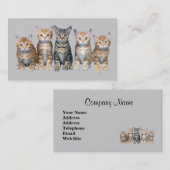 Carte de visite de chat (Devant / Derrière)