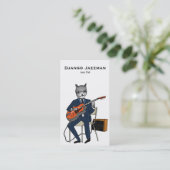 Carte de visite de chat de jazz (Debout devant)