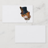 Carte de visite de chat de Steampunk (Devant / Derrière)