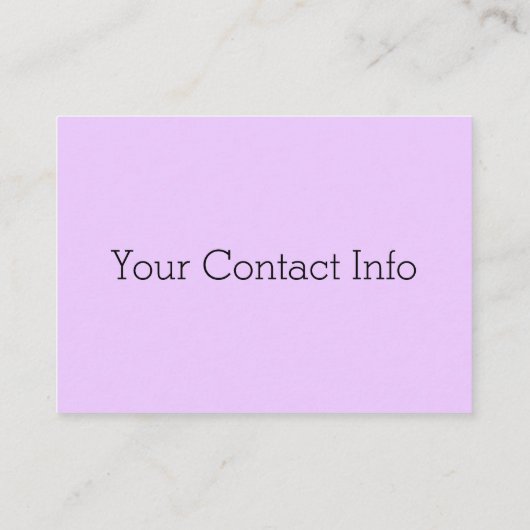 Carte de visite de chat simple (Dos)