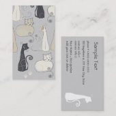 Carte de visite de chats (Devant / Derrière)