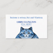 Carte de visite de chats gras (Devant)