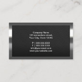 Carte de visite de chauffage de fibre de carbone n (Dos)