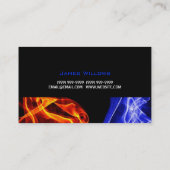 Carte de visite de chauffage et de climatisation (Dos)