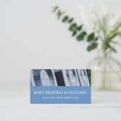 Carte de visite de chauffage et de climatisation (Debout devant)