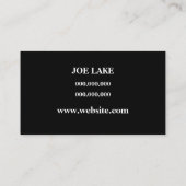 Carte de visite de chauffage et de refroidissement (Dos)