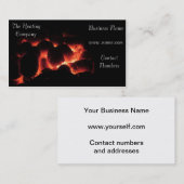 Carte de visite de chauffage et de refroidissement (Devant / Derrière)