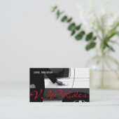 Carte de visite de chauffeur du service de voiture (Debout devant)