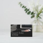 Carte de visite de chauffeur du service de voiture (Debout devant)