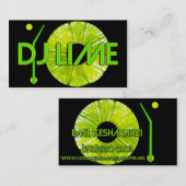 CARTE DE VISITE DE CHAUX DU DJ (Devant / Derrière)