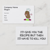 Carte de visite de chef (Devant / Derrière)