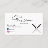 Carte de visite de chef personnel (Devant)
